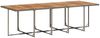 vidaXL 15-teiliges Garten-Ess-Set mit Kissen, grau, Polyrattan 3277768 Bild 4