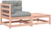 vidaXL Garten-Ecksofa mit Kissen und Hocker 838115 Bild 2