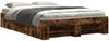 vidaXL Bettgestell ohne Matratze Räuchereiche 120x190 cm Holzwerkstoff 3295517 Bild 2