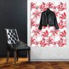 Queence Garderobe - "Akio" Druck auf hochwertigem Arcylglas inkl. Edelstahlhaken und Aufhängung, Format: 100x120cm Bild 2