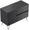 Sideboard Yako 100cm 2 SoftClose 1 Tür Grafit : Grafit Bild 5
