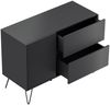 Sideboard Yako 100cm 2 SoftClose 1 Tür Grafit : Grafit Bild 4