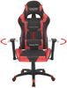 vidaXL Bürostuhl Gaming-Stuhl Neigbar Kunstleder Rot 20172 Bild 2