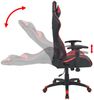 vidaXL Bürostuhl Gaming-Stuhl Neigbar Kunstleder Rot 20172 Bild 3