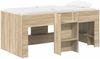 vidaXL Hochbett für Kinder 2 pcs Sonoma 163 x 101,1 x 68,5 cm 3422573 Bild 2