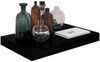 vidaXL Schweberegale 2 Stk. Hochglanz-Schwarz 40x23x3,8 cm MDF 323764 Bild 3