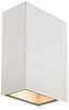SLV No. 232441 QUAD XL 2 Wandleuchte eckig weiss LED 3000K up-down IP44 Bild 2