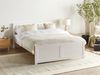 Bett mit Lattenrost OLENDON 140x200 cm Holz Weiß Bild 3
