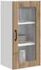 vidaXL Wandglas-Schrank PORTO 2 pcs Artisan-Eiche 40 x 31 x 80 cm 885354 Bild 3