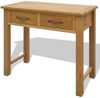Schminktisch, Frisiertisch mit Hocker Massivholz Eiche Bild 2