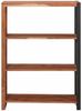 vidaXL Bücherregal Braun 80 x 30 x 110 cm Massivholz Akazie 4104016 Bild 4