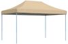 vidaXL Pop-Up Partyzelt, faltbar, Stahl / PE, Beige, ohne Seitenteile, 315 x 440 x 292 cm Bild 5