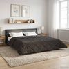 vidaXL Winterbettdecke Gepolstert Anthrazit 220 x 240 cm 42026310 Bild 4