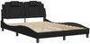 vidaXL Bettgestell "Viana" ohne Matratze Schwarz 140x190 cm Kunstleder 3208089 Bild 3