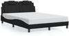 vidaXL Bettgestell "Viana" ohne Matratze Schwarz 140x190 cm Kunstleder 3208089 Bild 2