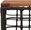 vidaXL Gartentisch Schwarz und Natur 55 x 55 x 37 cm 42035139 Bild 5