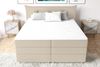 99rooms Zeus Boxspringbett 140x200 cm Kunstleder MADRYT Champagner Taschen-Federung Bild 2