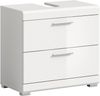 INOSIGN Waschbeckenunterschrank Siena, Breite 60cm, 2 Schubkästen, mit Siphonausschnitt, MDF-Front in verschiedenen Farben erhältlich, Badmöbel, Badschrank, Kommode, Bad Bild 2