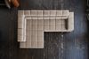 KAWOLA Sofa NELSON Ecksofa Leder grau Recamiere links 72 x 216 x 321 cm Bild 5