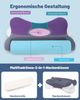 Nackenstš¹tzkissen Kopfkissen, 2 in 1 Kissen mit Nackenrolle, Ergonomisches Memory Foam Kissenbezug besteht aus 18% Elasthan und 82% Nylon Bild 2