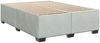 vidaXL Boxspringbett mit Matratze Hellgrau 140x190 cm Samt 3286318 Bild 5