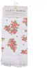 Clayre & Eef Gästehandtuch Blumenherz Hortensien Rosen, Baumwolle (mit Aufhängeschlaufe, 1-St), ca. 40x66 cm Bild 3