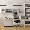hjh OFFICE Profi Bürostuhl IKAST I Stoff/Netzstoff Schwarz Bild 2