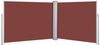 vidaXL Ausziehbare Seitenmarkise Braun 140 x 1000 cm 48487 Bild 2