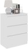 Sideboard, Kommode Weiß 60x35x76 cm Holzwerkstoff j3291p Bild 4