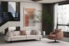 Sitzgruppe/Sofa Set - Wohnzimmergarnitur "Dusty" 3+3+1-Beige/Braun Bild 2