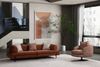 Sitzgruppe/Sofa Set - Wohnzimmergarnitur "Dusty" 3+3+1-Beige/Braun Bild 3