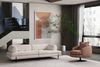 Sitzgruppe/Sofa Set - Wohnzimmergarnitur "Dusty" 3+3+1-Beige/Braun Bild 4