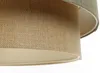 BPS Koncept 061-112-50 Hängeleuchte BOHO ELEGANT E27 1x40W Stoff strukturiert auf PVC-Kunststoff grau, beige H:91cm Ø50cm dimmbar Bild 3