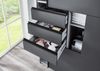 Schwebetürenschrank >BARCELONA< (BxH: 270x208 cm) in GRPAHIT + GLAS SCHWARZ Bild 4