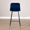 Bronx71 Barhocker Samt Mikky 65 - 78 cm blau - 4er Set Bild 3