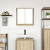 vidaXL Bad-Wandschrank mit Spiegel Sonoma-Eiche 60x21x60 cm 861898 Bild 3
