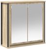 vidaXL Bad-Wandschrank mit Spiegel Sonoma-Eiche 60x21x60 cm 861898 Bild 2
