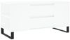 vidaXL Couchtisch Weiß 102x44,5x50 cm Holzwerkstoff 831004 Bild 2