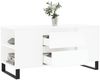 vidaXL Couchtisch Weiß 102x44,5x50 cm Holzwerkstoff 831004 Bild 4