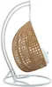 Vente-unique - TILLO Leisure furniture for garden Harz BeigeWeiß - B 120 cm x H 196 cm x L 132 cm Bild 4
