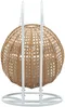 Vente-unique - TILLO Leisure furniture for garden Harz BeigeWeiß - B 120 cm x H 196 cm x L 132 cm Bild 5