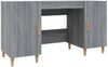 vidaXL Schreibtisch Grau Sonoma 140x50x75 cm Holzwerkstoff 817550 Bild 2