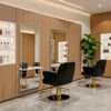 BarberPub Wandspiegel mit Beleuchtung, Ganzkörperspiegel mit Aluminiumrahmen, Großer Spiegel mit Ablage, Touch-Schalter, 3 Lichtfarben Dimmba, J6271,(Weiß-Gold) Bild 2