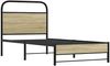 vidaXL Bettgestell ohne Matratze 80x200 cm Sonoma-Eiche Holzwerkstoff 4100419 Bild 3