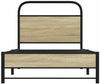 vidaXL Bettgestell ohne Matratze 80x200 cm Sonoma-Eiche Holzwerkstoff 4100419 Bild 5
