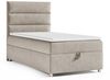 Best for Home Boxspringbett mit Bettkasten Trinity K-4 SINGLE Bonell-Matratze inkl. 7 cm Topper (Einzelbett, Polsterbett mit gepolstertes Kopfteil, Jugendbett, Kinderbett versch. Größen, 70x200 80x200 90x200 100x200 cm), verschiedene Liefermöglichkeite... Bild 4