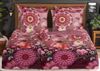 good morning Renforcé Bettwäsche 2 teilig Bettbezug 155x220 cm Kissenbezug 80x80 cm Blossom Bordeaux Bild 2