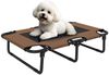 PawHut Tierbett klappbar, mit Netzdesign, atmungsaktiv, Polyester, für kleine und mittelgroße Hunde, Kaffee, Oxford, 75 x 51 x 18 cm Bild 2