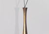 Deko Vase BOTTLE L 100 cm Aluminium Gold Blumenvase Modern Groß Bild 5