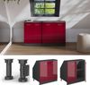 Dachschrägenschrank Rion Rot Hochglanz 80 x 81.6 cm mit 2 Türen, Schrankkorpus 60 cm Tiefe Vicco Bild 5